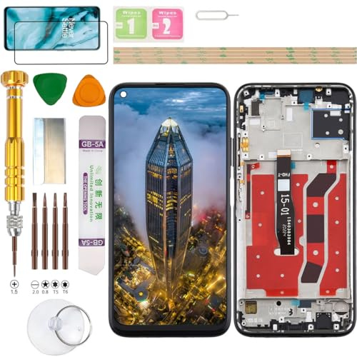 Gadget Troops Kit de repuesto de pantalla LCD para Huawei P40 Lite (versión 4G) JNY-LX1 (negro)