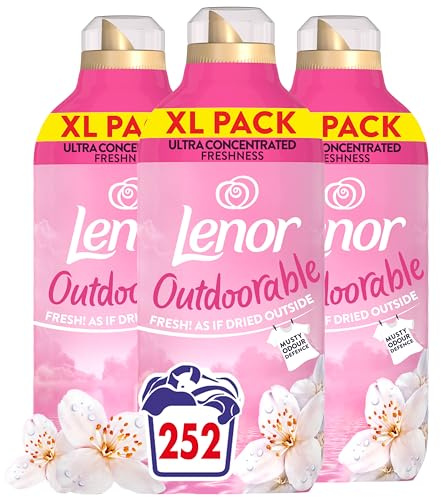 Lenor Outdoorable Fabric Conditioner 84 Washes, 1.176l, Dreamy Jasmine, Ultra Concentrated Freshness (Pack of 3)