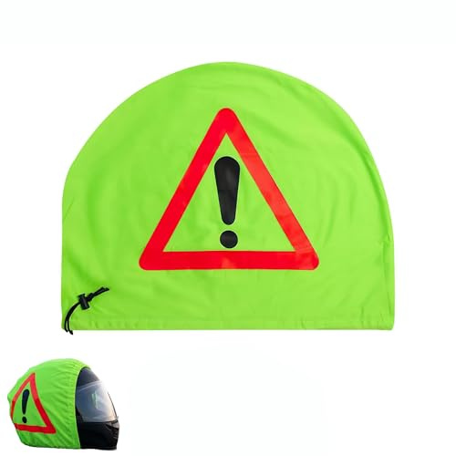 lbxtswpl Bolsa para casco, triángulo de advertencia, triángulo de advertencia, motocicleta, funda para casco de moto, bicicleta, versátil, al aire libre, fitness, para protección contra accidentes