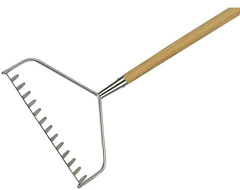 Kent & Stowe Stainless Steel Soil Rake 100% FSC