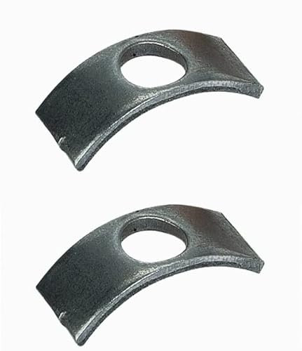 cyclingcolors 2x étrier fermé 38mm à trou pour vis assemblage goujon tête cylindrique meuble ancien demi lune rond ferrure vintage rustique bois table lit