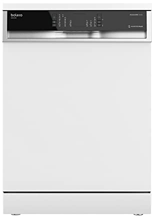 Cecotec Lavavajillas Independiente 60 cm Bolero Aguazero 6600. Bajo consumo, 14 Cubiertos, 8 Programas, 44 dB con modo Confort Wash, Filtro Antibacteriano y sistema BWS, Blanco