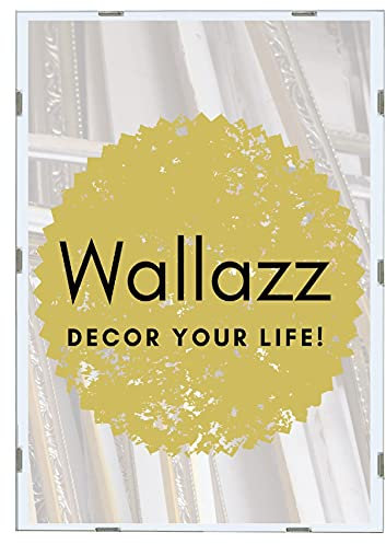 Wallazz Cornice Foto 30x45cm - Cornice da Parete. Pannello frontale in Crilex, Fondo in MDF - Ideale per Documenti, Poster, Pergamene, Diplomi, Laurea, Quadri Moderni, Maglie da calcio