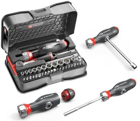 FACOM - Set of sockets and bit holders 1/4 MIXTES - R.161-6ATCL3PB