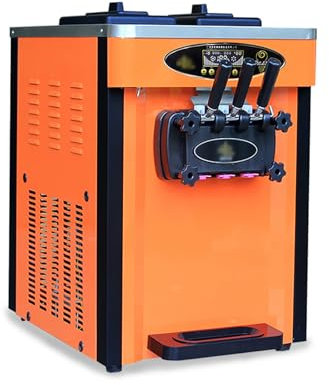 Heladera Máquina Comercial de Helados, Placa de Color, Acero Inoxidable, Escritorio, pequeña máquina de Helados, Gran Capacidad de producción Hacer Helado