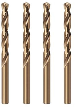 Misuyue 8% Cobalt Drill Bits, Metal Drill Bit Set 5.5mm, HSS M42 Carbide Twist Drill Bit for Metal Stainless Hard Steel Aluminum, Wood Drill Bits (4pcs)