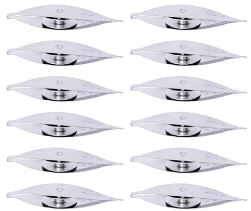 YUPEIUKLI Nähzubehör aus Metall mit Langer Spindel, Legierung, Webschiffchen, Zubehör für Nähmaschinenschiffchen, 12 Stück