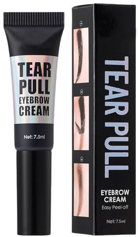 Crema para cejas - Gel para cejas despegable, máscara para cejas de larga duración | Gel para cejas naturales y distintivos, gel para cejas superimpermeable a prueba de sudor, gel para cejas elegante