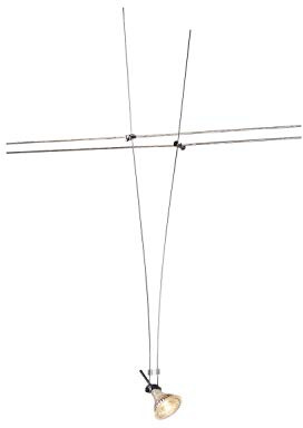 SLV 139072, Seilleuchte, für Tenseo QR-C51, GX5.3, Chrom, 1.1000000000000001 x 3 x 60 cm