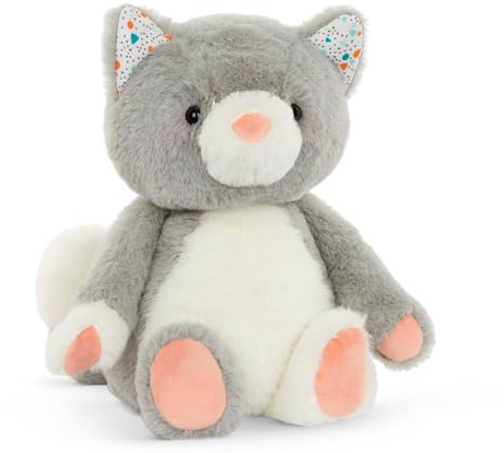 B. Softies Kuscheltier Katze – Superweich und groß – Plüschtier Kater grau, Baby und Kinder Spielzeug für Mädchen und Jungen ab 0 Monate