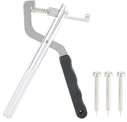 Klockremborttagare, band länkstift borttagare reparationsverktyg metall klockarmband borttagning armband kit verktyg handhållen tång nål stansare för urmakare