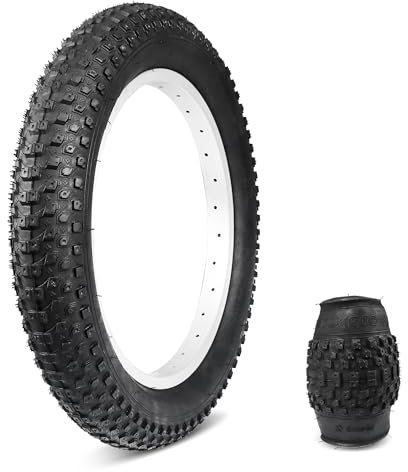 GRELiving 16x3.0 E-Bike Reifen Fat Bike Tire Faltbarer Reifen 76-305 Fahrradmantel 35 P.S.I für E-Fahrrad/Handwagen/Stadtrad/Kids Bike