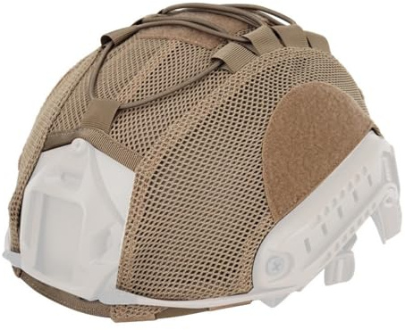 Cubierta de cascos de camuflaje de caza - Funda para cascos Airsoft Funda para cascos de nailon Funda para cascos tácticos militares de combate - Accesorios de cascos de combate de camuflaje para Airs
