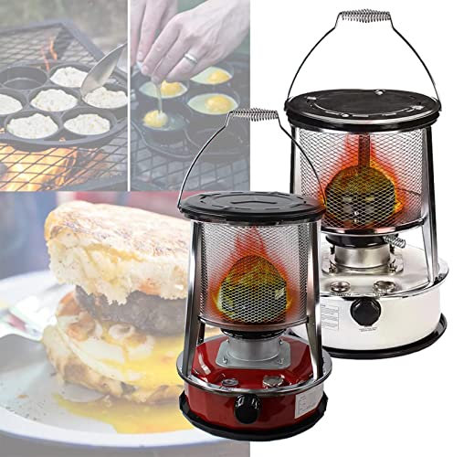 Lätta oljespisar, petroleumspisar, utomhustillbehör, campingspisar, bensinbrännare med låg bränsleförbrukning, 6 L, vit