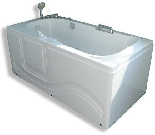 Banera hidromasaje con puerta izquierda 153 x 76 cm - Dolly