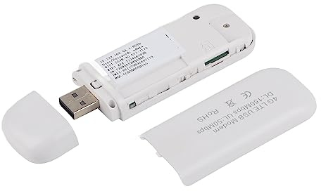 DAN&DRE Módem Stick de Punto de Acceso Móvil, Adaptador de Red USB 4G LTE, Enrutador WiFi Portátil para Conexión Segura a Internet en Cualquier Lugar