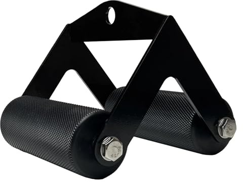 GSXLZ latsdragstång V-bar kabelmaskinfästen, latsdrag-fästen, dubbel-D-handtag, fitnessstudio-handtag för vikt