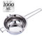 Olla de acero inoxidable 304 (18/8) – Olla doble grande de 1000 ml con mango resistente al calor, herramientas de hornear para derretir chocolate, mantequilla, dulces y velas