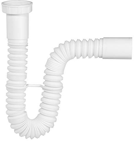 Wirquin 30723127 Raccord extensible pour lavabo Ø32, blanc