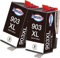 Paeolos 903XL Schwarz Druckerpatronen, Kompatibel für HP 903 XL Multipack Patronen, für HP Officejet 6950 HP Officejet Pro 6970 6950 6960 Tintenpatrone All-in-One-Drucker, 2er-Pack, Neuester Chip
