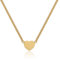 GD GOOD.designs Herzkette Gold für Damen - Verstellbar (42-47cm) | Vergoldete Kette mit Herz Anhänger | Halskette aus 316L Edelstahl - Valentinstag-Geschenk für Sie