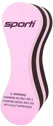 Sporti Kid Pull Buoy, Swimming Accessories for Lap Swimming, Swimmìng Trainer for Junior, Swim Lesson Equipments - Junior Pull Buoy - Pink/Black/Pink