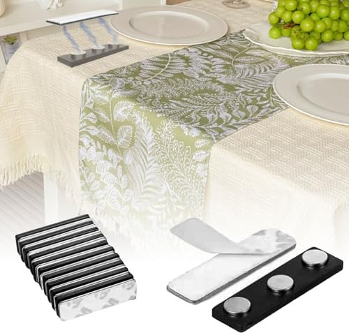streeHerjjkeA1 10 Stück Tischdeckenbeschwerer Magnetisch，Tischtuchbeschwerer für Tischdecken，Tischdeckenbeschwerer Magnet，Extra schwer magnetische Beschwerer Gewichte