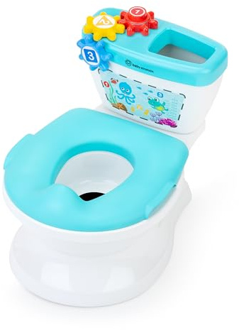 Baby Einstein, Geared for Success: Sistema 2 en 1 para Aprender a Ir al Baño, Con Música y Engranajes Giratorios, Desde 18 Meses