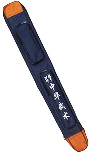 JIZHU 43 inch Sword Bags Waterproof Oxford Cloth Storage Bag Martial Arts Sword/Long Weapons Bag with Carrying Strap-Blue