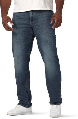 Lee Men's Big & Tall Performance Series Extreme Motion Relaxed Fit Jean Jeans