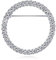 Broche Porte-Lunettes en Cristal Rond Porte-Lunettes de Lecture Broche Broche pour Femme