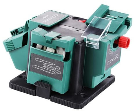 MagiDeal Affûteur électrique Multifonctionnel, Outil d'affûtage de Ciseaux électrique pour la Cuisine à Domicile, affûteur de Coupe réglable à Angle, Prise UE