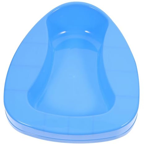 minkissy Padella Per Letto Anziani in Plastica Spessa Coperchio, Padella Per Uomo e Donna, Adatta Per Malati Immobilizzati e Uso Ospedaliero Domestico