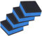 PATIKIL Rubber Anti Vibration Pads, 4 Pack 2 x 2 x 7/8 Inch Heavy EVA Center Isolation Mats Air Compressor Rubber Feet for Air Conditioner HVAC Washer and Dry