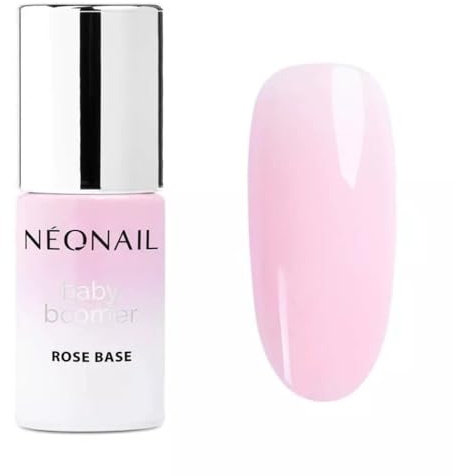 NÉONAIL UV Nagellack - Base Coat Gel UV - Baby Boomer Rose - 7,2 ml - Unterlack Für Nägel - Lack - Gel Nägel