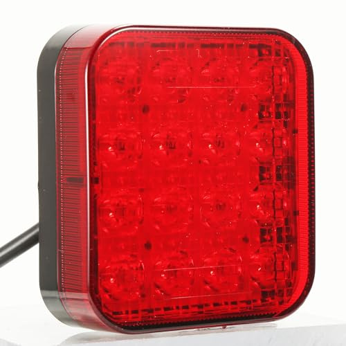 AGRISHOP 1x Luz Antiniebla Trasera Remolques LED 12/24v Pilotos Luces Traseras para Tractor Vehículo Agrícolas