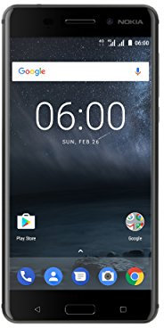 Nokia 6 Dual SIM Smartphone Version 2017 (13,9 cm (5,5 Zoll), 32GB, 16 Megapixel Kamera, Android 7.1.1 Nougat) matt-schwarz