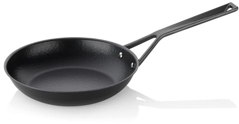 padella kela 20cm RUVIDO, padella piccola a induzione, padella in ferro non rivestita con struttura a rilievo, pre-stagionata