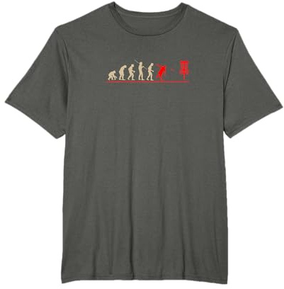 Disc Golf Evolution Frolf Frisbee Gift Discgolf T-Shirt