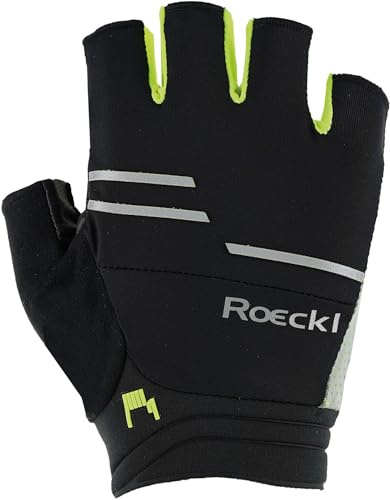 Roeckl Iguna Fahrrad Handschuhe kurz schwarz/gelb 2024: Größe: 8.5