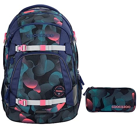 coocazoo MATE Schulrucksack-Set 2tlg inkl. Schlamperbox (Cloudy Peach)