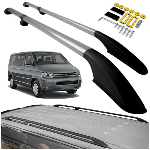 CHROMEMASTER | Compatibili con VW T5 Multivan Short 2003-2015 | Barre Trasversali da Tetto, Mancorrenti sul Tetto | Sono Utilizzate per il Montaggio di Portapacchi, Box da Tetto o Portabiciclette