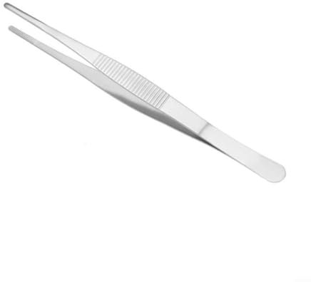 Pinzette per barbecue, pinze per bistecche, in acciaio , pinze per churrasco, utensili da cucina (18 cm)