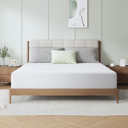 Novilla 10 Inch King Mattress, Memory Foam Mattress King with Breathable Comfort Layer & High-Density Base Foam for Pressure Relief & Support, CertiPUR-US Certified for a Cool & Refreshed Sleep