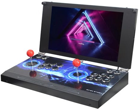 26800 in 1 Hand-held Portable Arcade Game Console 17.5-inch HD Screen Dual Players Pandoras Box DX, Retro Video Game Machine Search/Hide/Save/Load/Pause Games (B 26800 70S)