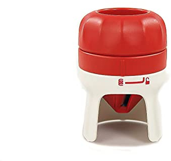 Tupperware Spiralino Profi-Chef Spaghetti Gemüseschneider Zoodles Chef rot weiß 36643