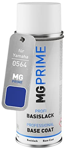 MG PRIME Peinture moto Bombe aérosol pour Yamaha 0564 Deep Purplish Blue Mica de base de 400ml