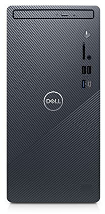 Dell Inspiron 3910 Desktop PC, Intel Core i5-12400, 8GB RAM, 512GB SSD, DVD Drive, Windows 11 Home (Black)