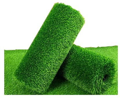 Herbe Synthétique Gazon Synthétique Faux Gazon pour Balcons Et Terrains De Sport, Pelouse Artificielle Douce Et Résistante Aux Intempéries, Convient pour Aires De Jeux Et Espaces De Loisirs(1x10m)