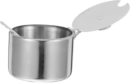 Cabilock Sucrier polyvalent en acier inoxydable avec cuillère, pots à épices, pots à sucre